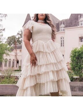 Mia Dress Champagne NWOT by JessaKae 1X - SOLD OUT ONLINE - Retails around $220